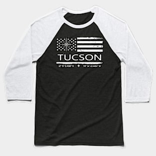 Us Flag Tucson, Tucson City Love Baseball T-Shirt